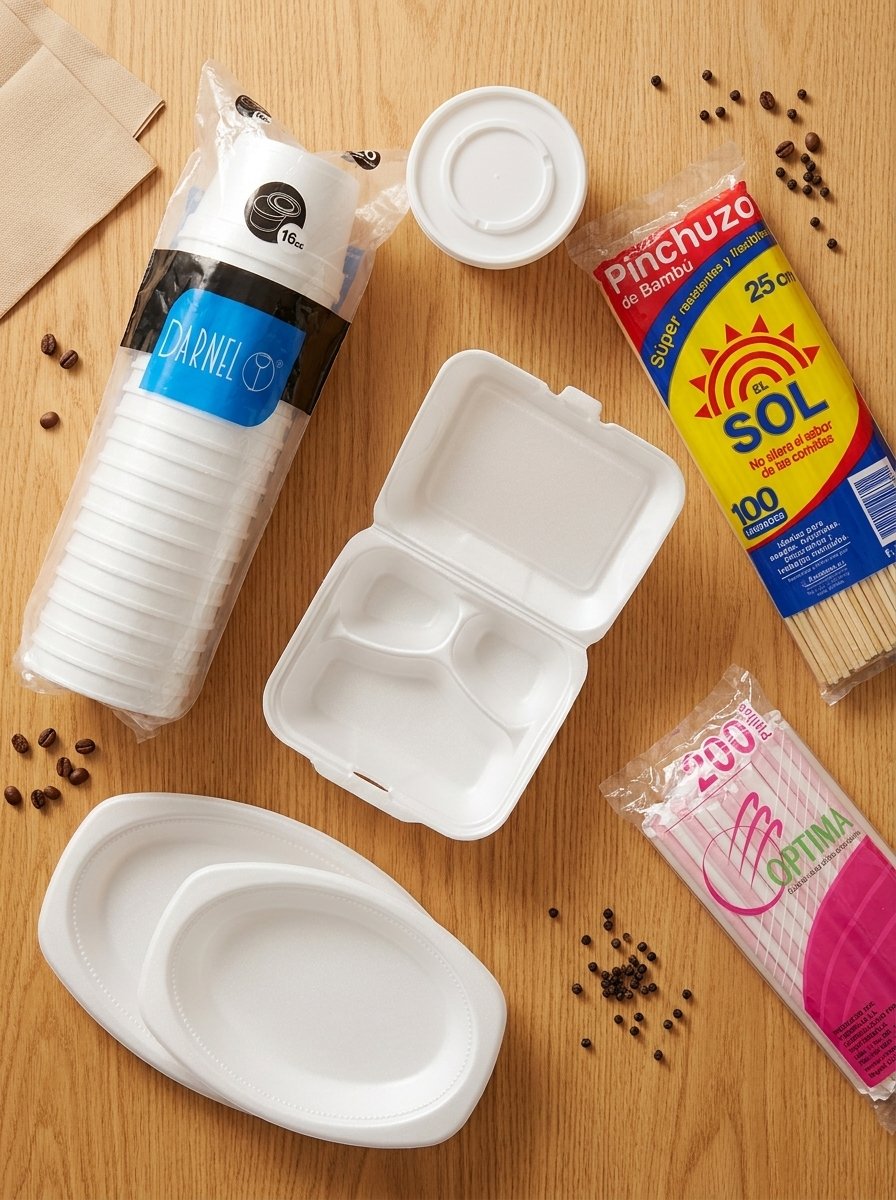 Desechables para servicio de comida rápida y domicilios en Dosquebradas y Pereira