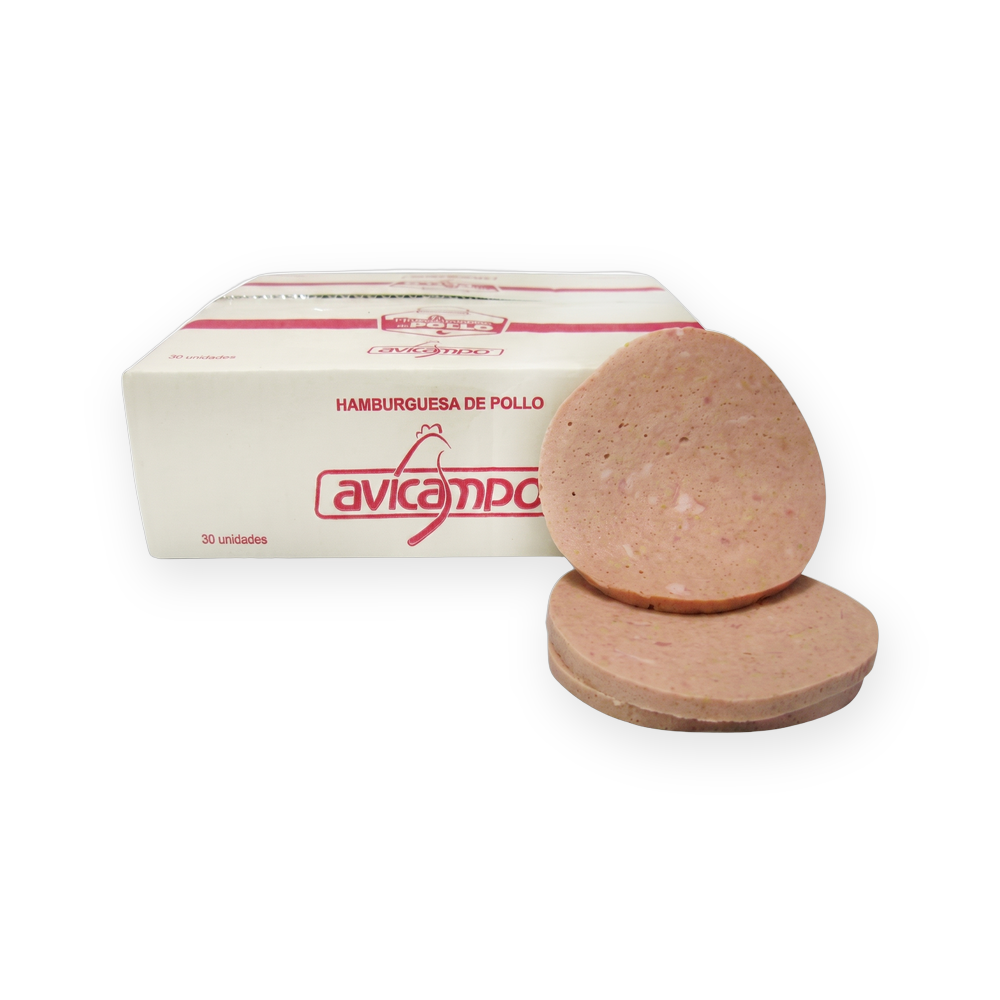 Hamburguesa de Pollo · Avicampo