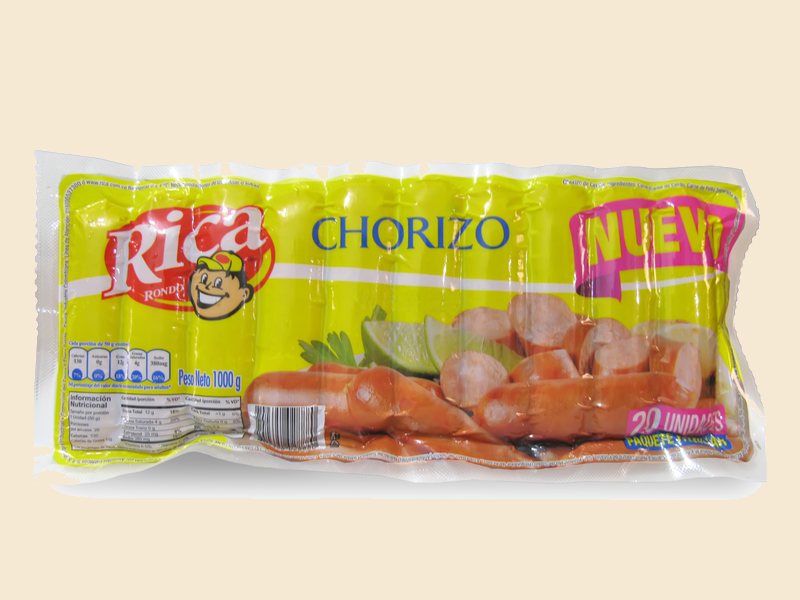 Chorizo de Cerdo · Rica