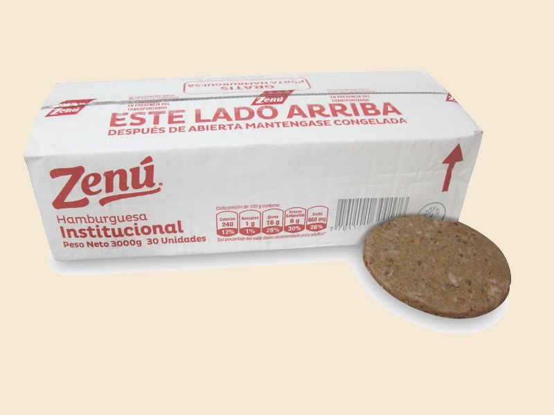 Hamburguesa de Res · Zenú