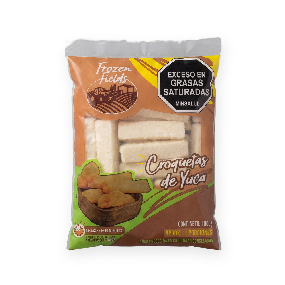 Croquetas de Yuca · Frozen Fields