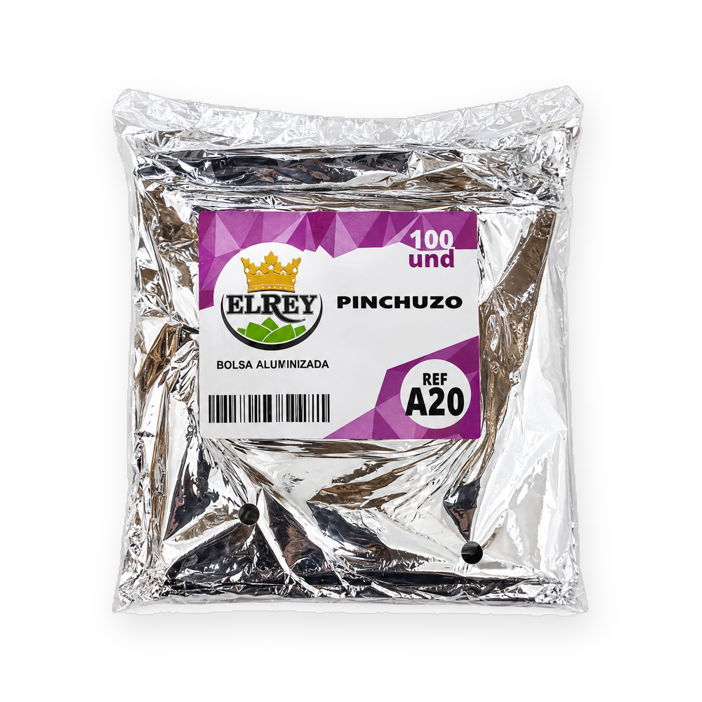Bolsa aluminio pincho A-20 (12x30 cm) · El Rey