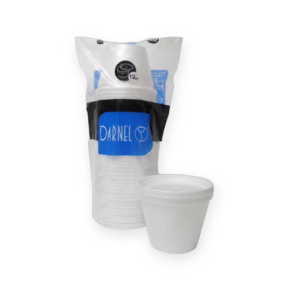 Contenedor 12 oz con tapa · Darnel