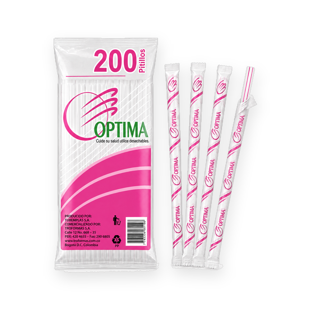 Pitillos empacados · Optima
