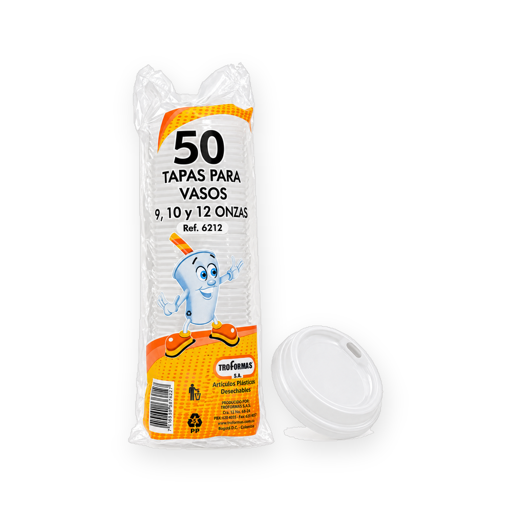 Tapa para vaso 9 y 10 oz · Troformas
