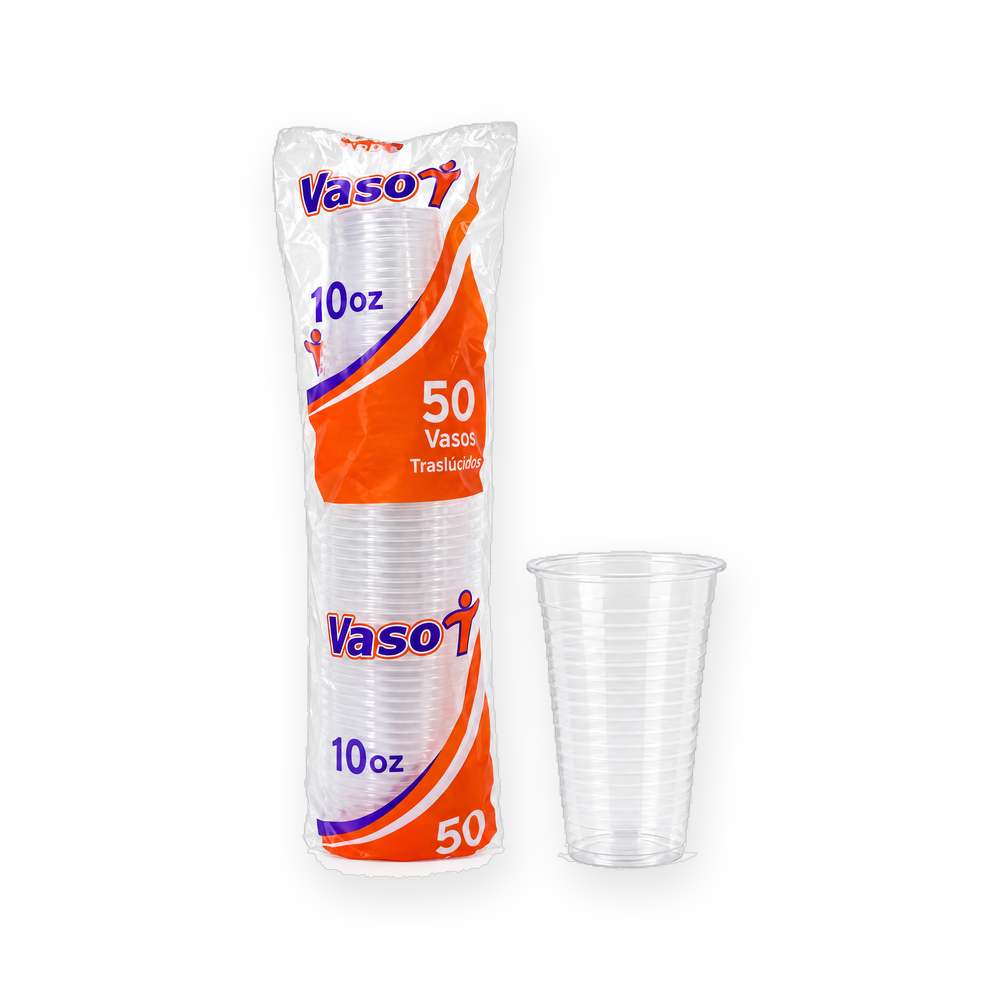 Vaso transparente 10 oz