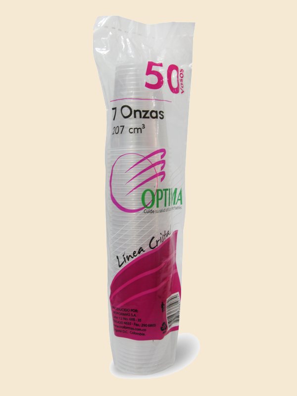 Vaso transparente 7 oz · Abassto