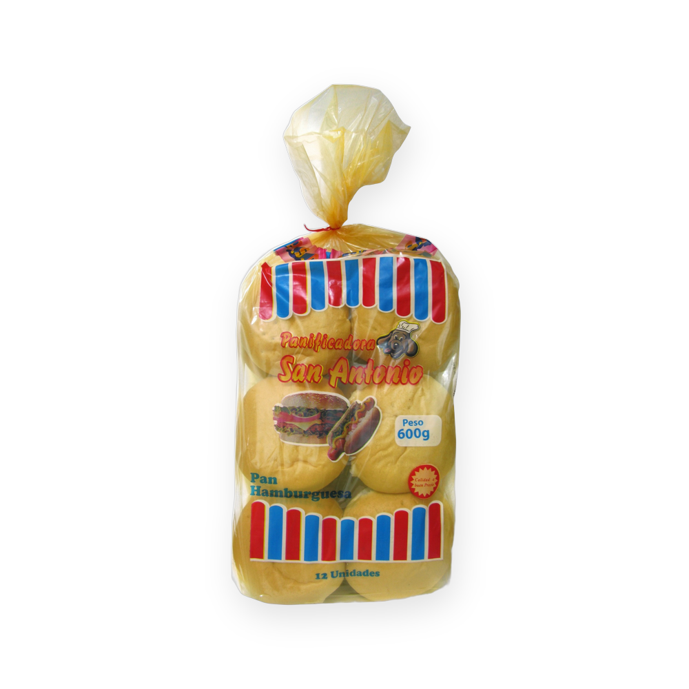 Pan Hamburguesa San Antonio Pequeño · San Antonio