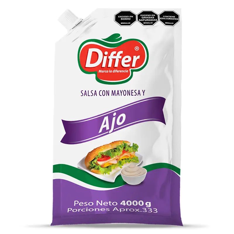 Salsa de Ajo Bolsa · Differ