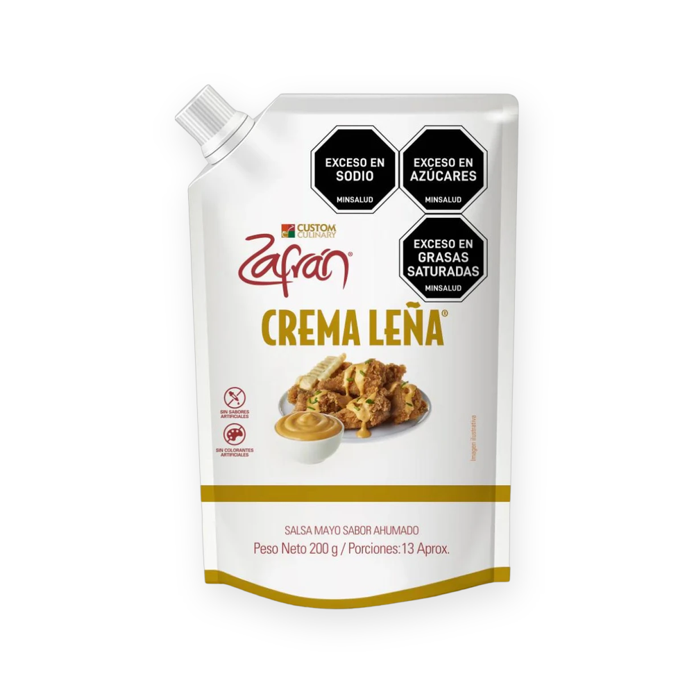 Crema Leña · Zafrán